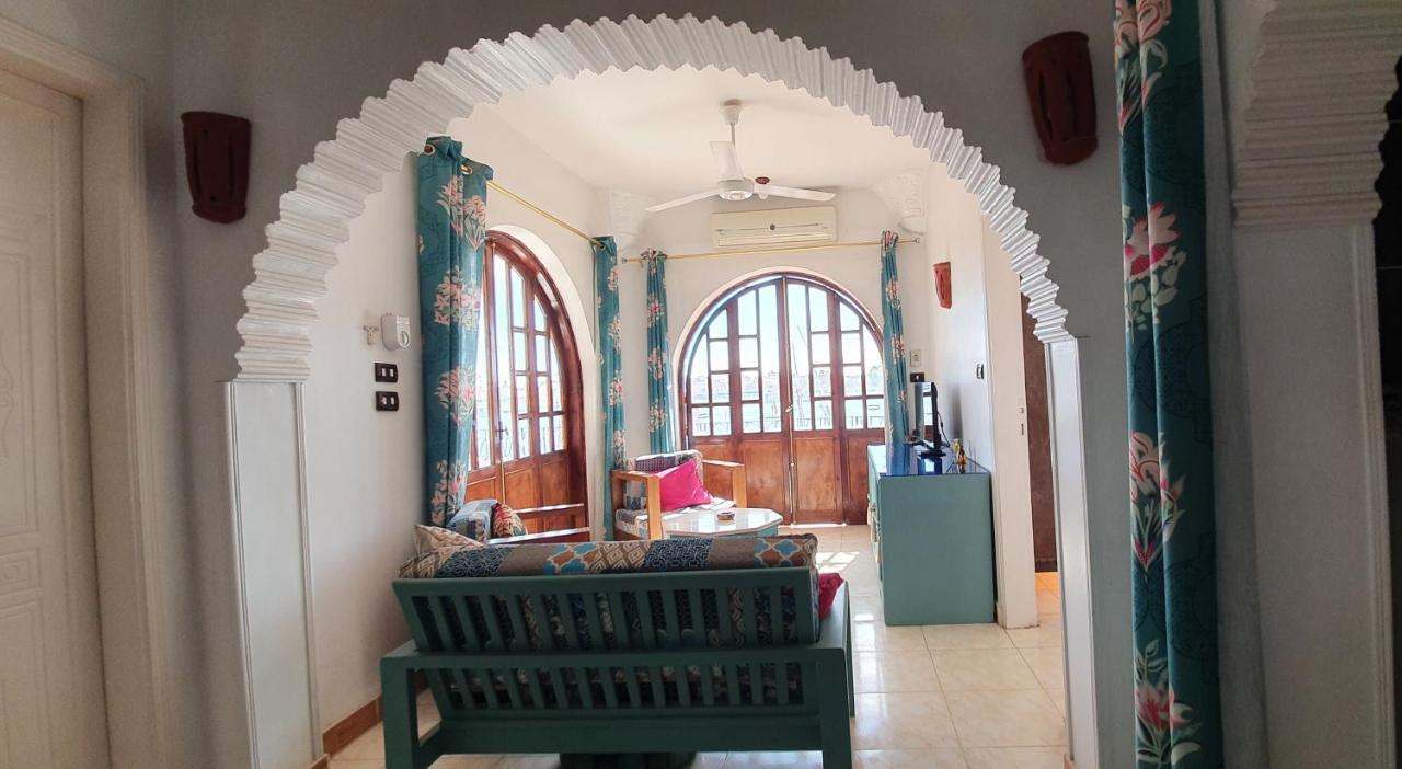 Ferienwohnung Nile View Panoramique And Garden West Bank Luxor Exterior foto
