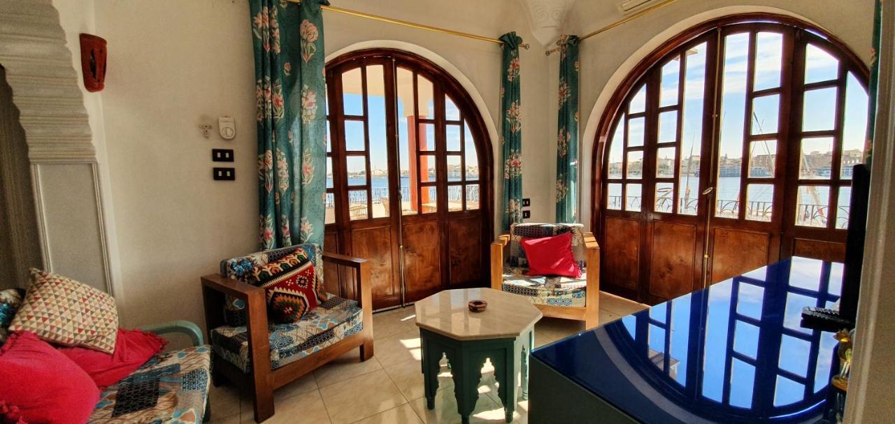Ferienwohnung Nile View Panoramique And Garden West Bank Luxor Exterior foto
