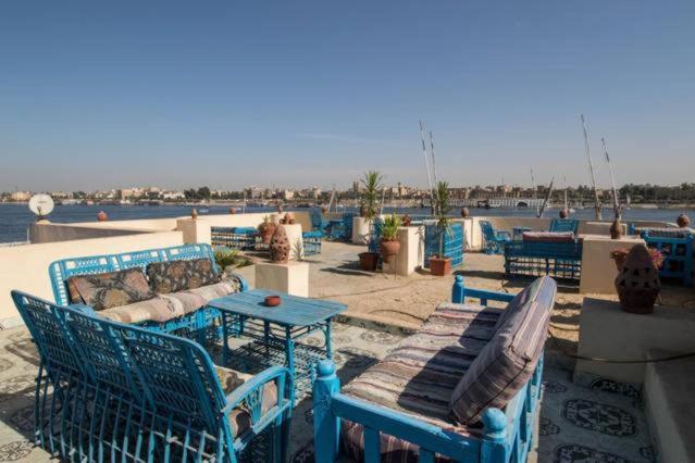 Ferienwohnung Nile View Panoramique And Garden West Bank Luxor Exterior foto