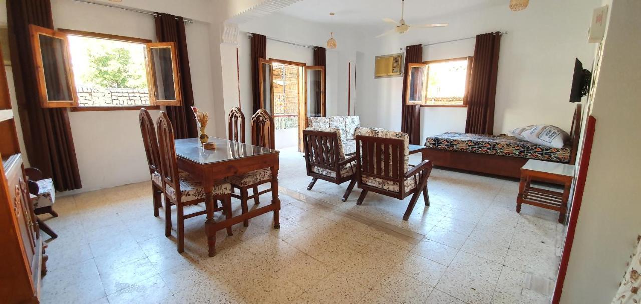 Ferienwohnung Nile View Panoramique And Garden West Bank Luxor Exterior foto